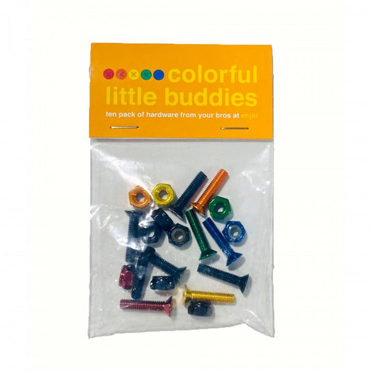 Enjoi Colorful Little Buddies Phillips Screws - 1.0"