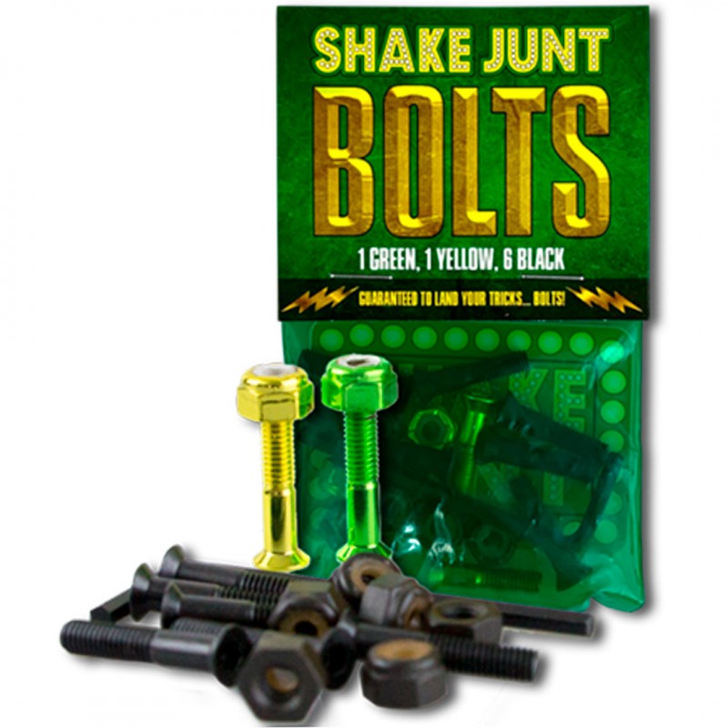 Parafusos Shake Junt Bag-O-Bolts 1 Green 1 Yellow Allen - 7/8"