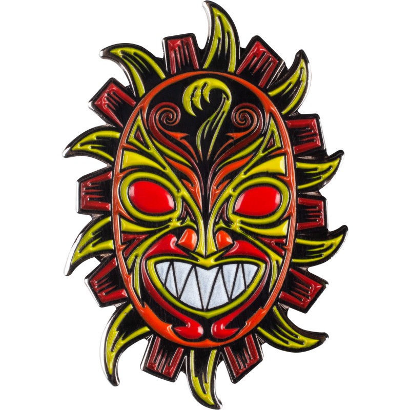 Pin Powell Peralta Nicky Guerrero Mask Glow in the Dark Teeth - 1.175"