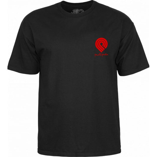 T-Shirt Powell Peralta Tucking Skeleton Black