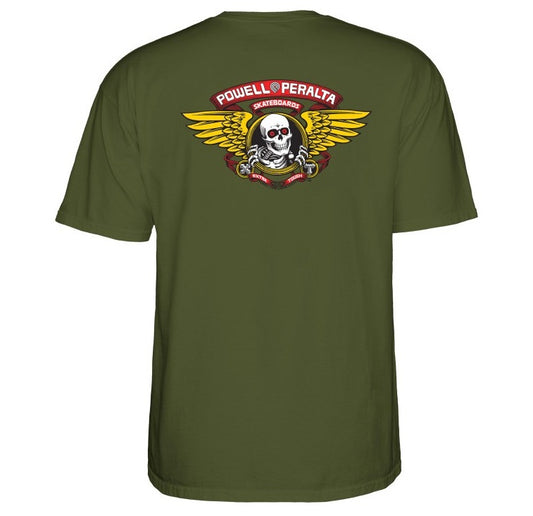 T-Shirt Powell Peralta Winged Ripper - Military Green