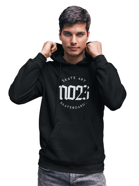 NO23 Logo Hoodie Black