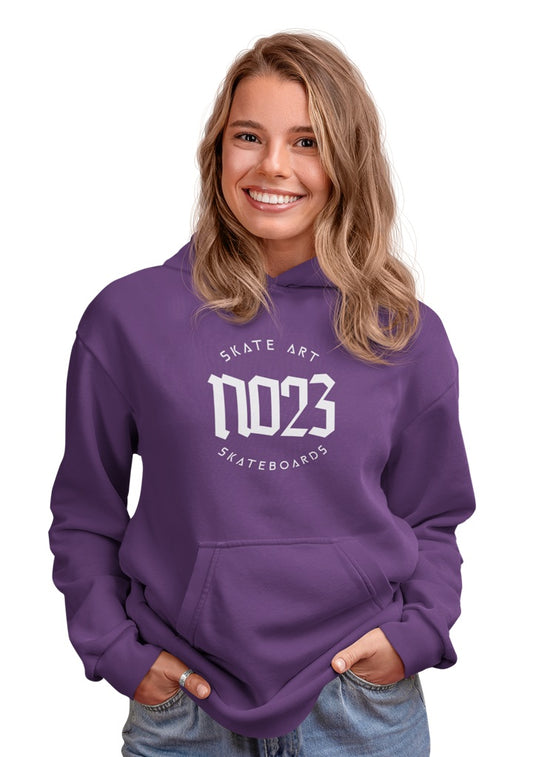 Sweatshirt Hoodie NO23 Logo Lilac