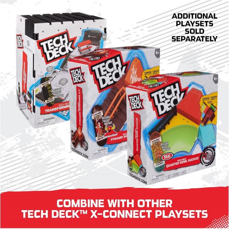 Rampa Tech Deck Pyramid Shredder 2.0 X-Connect Park Creator