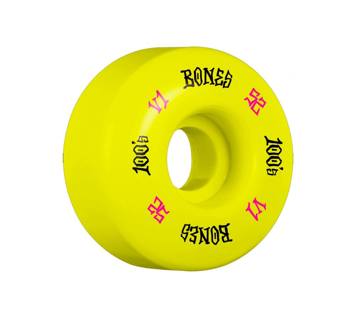 Bones 100s 4 OG Formula V1 Yellow 52mm 100a Wheels