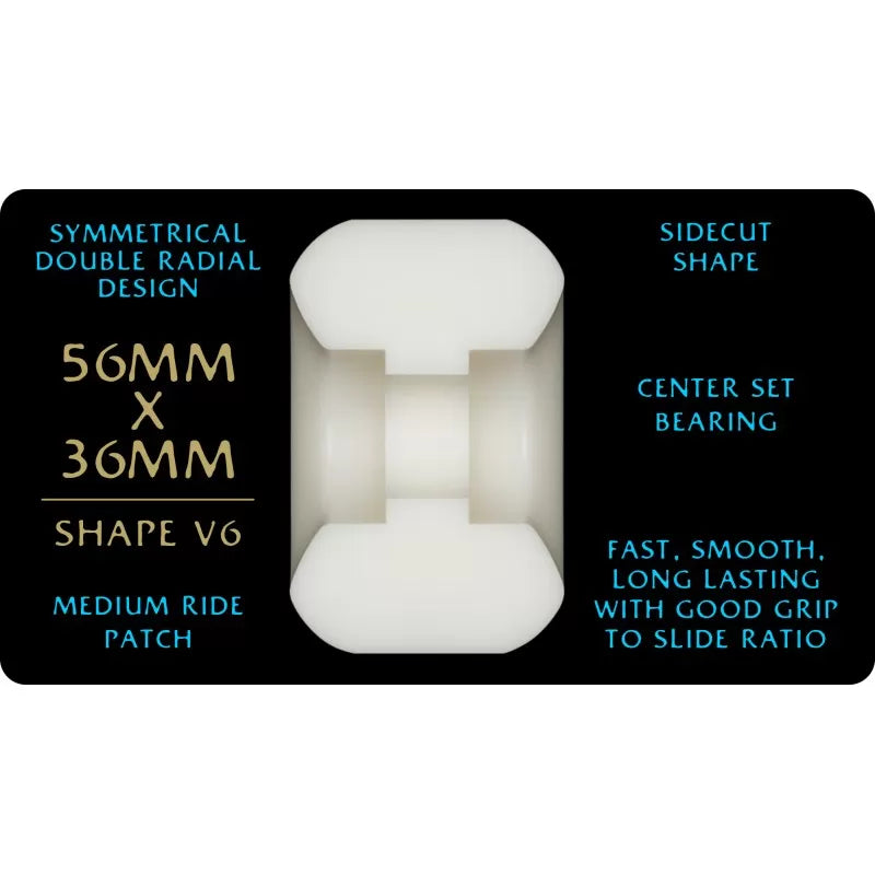 Rodas Powell Peralta Dragon Formula™ (DF) V6 - 56mm x 36mm 97A