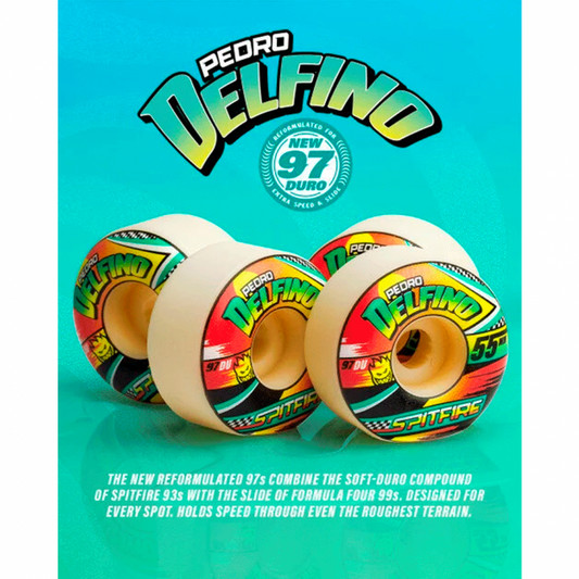 Rodas Spitfire Formula Four Pedro Delfino Turbo Radials - 57mm 97DU