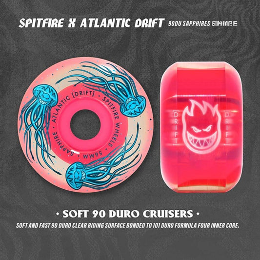 Rodas Spitfire Radials Sapphire Atlantic Drift - 56mm 90DU