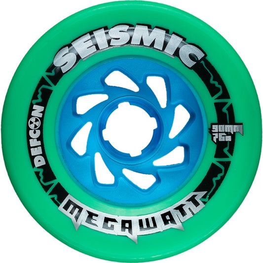 Seismic Megawatt Mint Longboard Wheels 90mm 76A