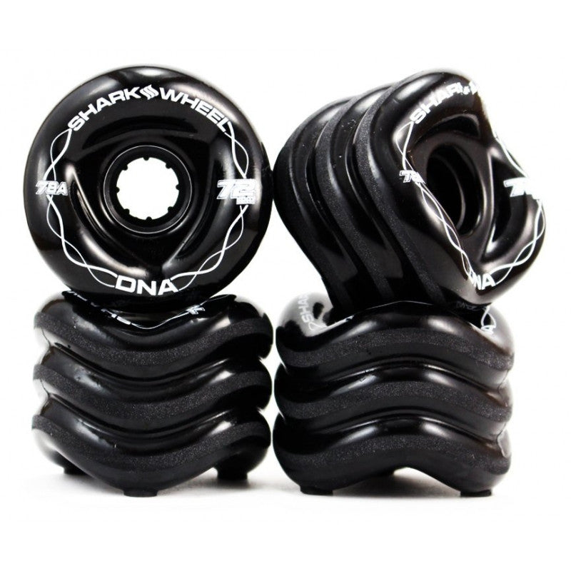 Shark Wheel DNA Black 72MM 78A