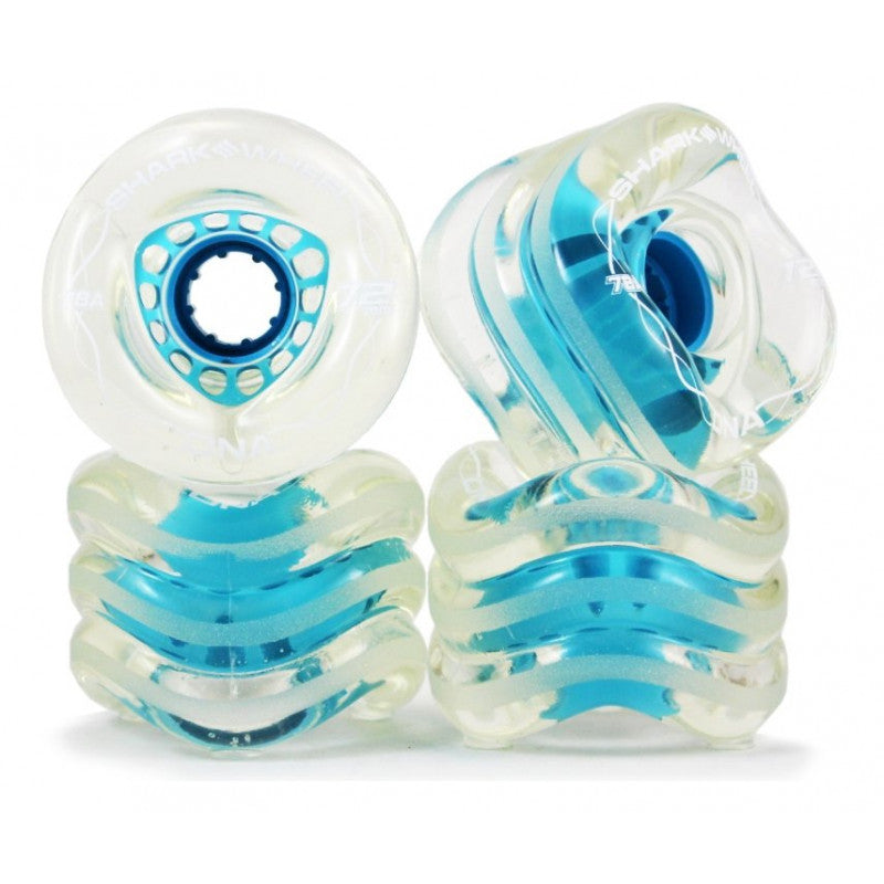 Shark Wheel DNA Clear/Blue Core 72MM 78A