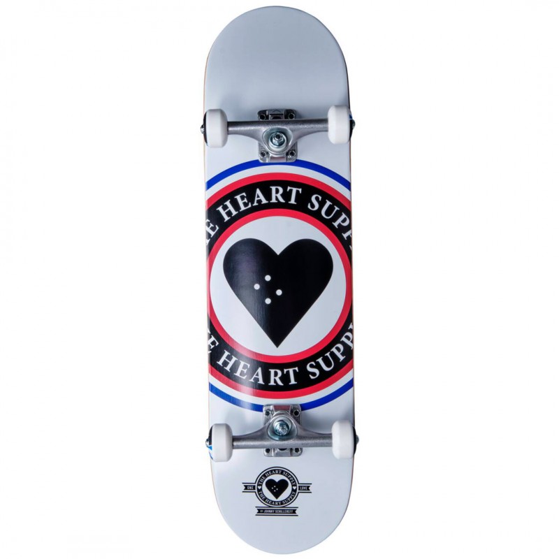 Heart Supply Insignia White Complete Skateboard 8.25"