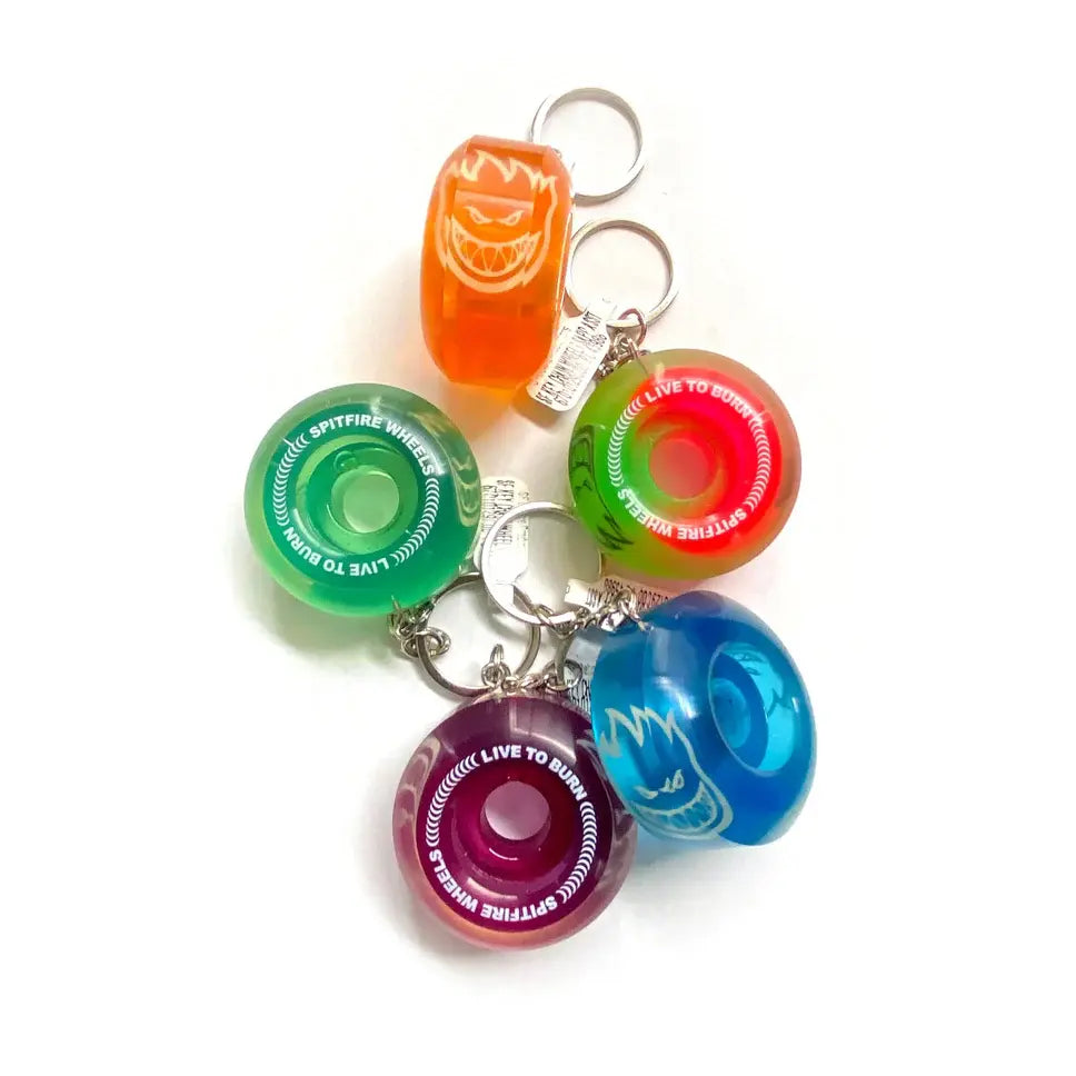 Spitfire Sapphires 42mm Skateboard Wheel Keychain