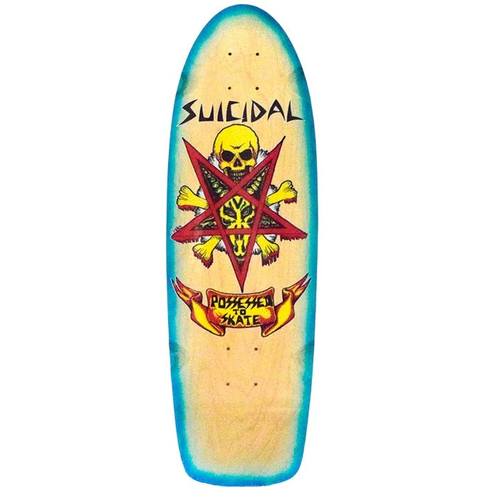 Suicidal Possessed to Skate 70s Classic Natural Skateboard Deck 9.0"