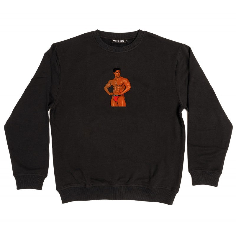 Sweatshirt Crew NNSNS Ceci N'Est Pas - Black