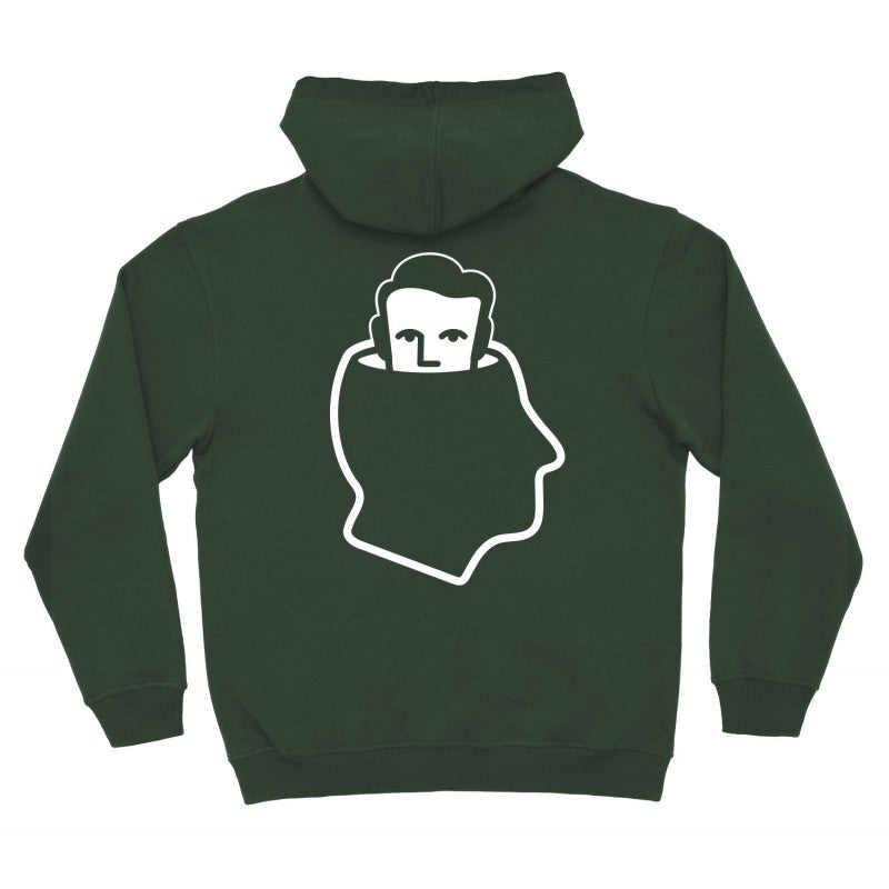 Sweatshirt Hoodie NNSNS Head Logo - Green