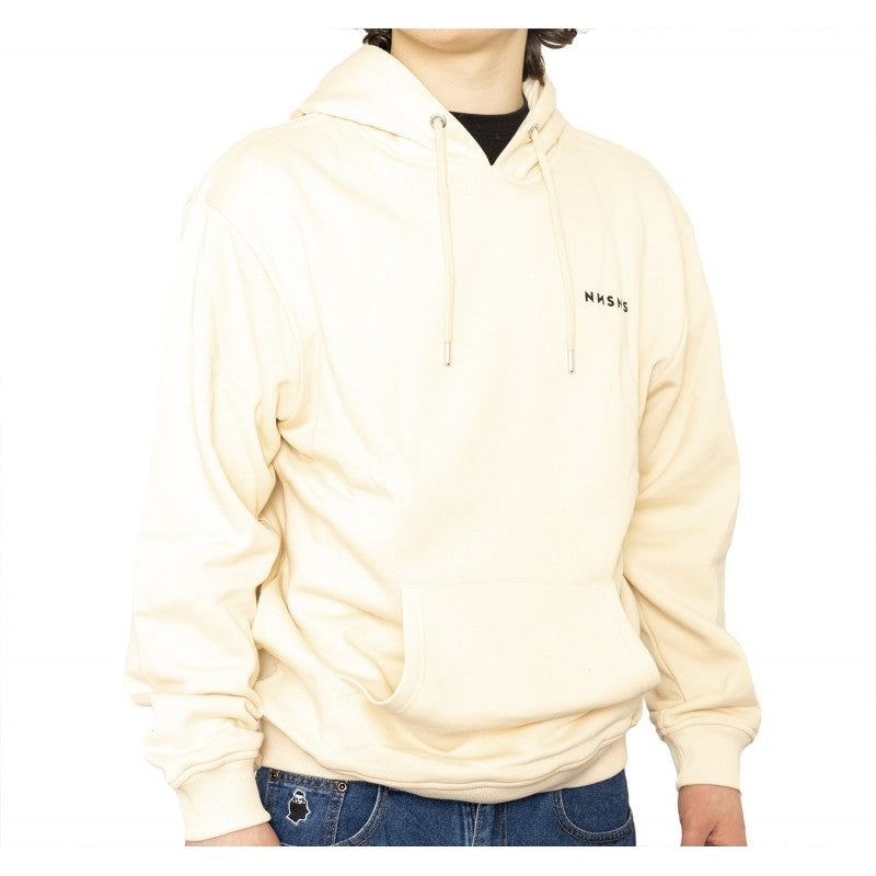 Sweatshirt Hoodie NNSNS Head Logo - Natural