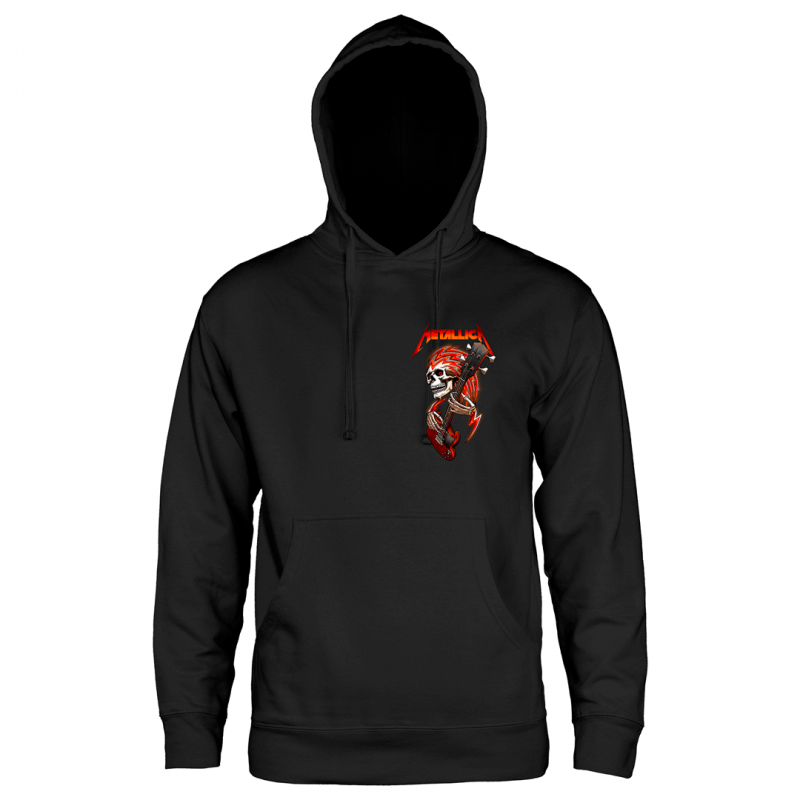 Powell Peralta Metallica Collab Hoodie - Black