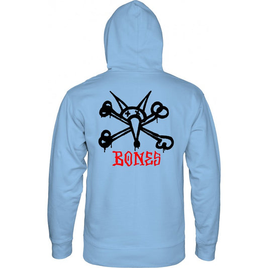 Sweat Hood Powell Peralta Rat Bones - Aqua Blue