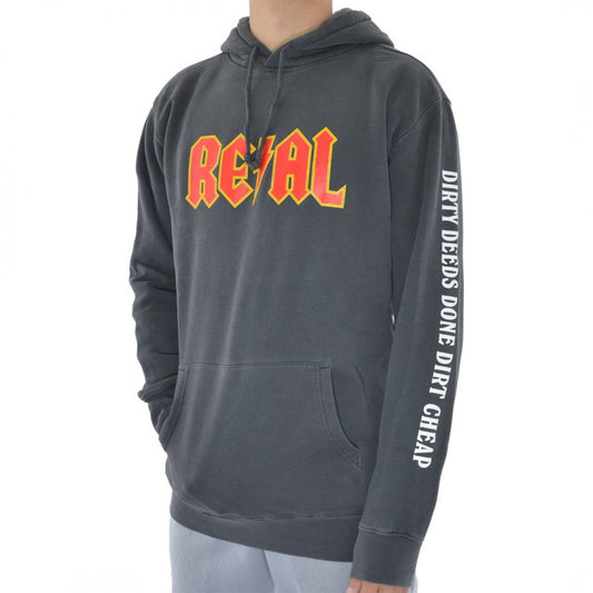 Real Dirty Deeds Done Dirt Cheap Sweatshirt Hoodie - Charcoal