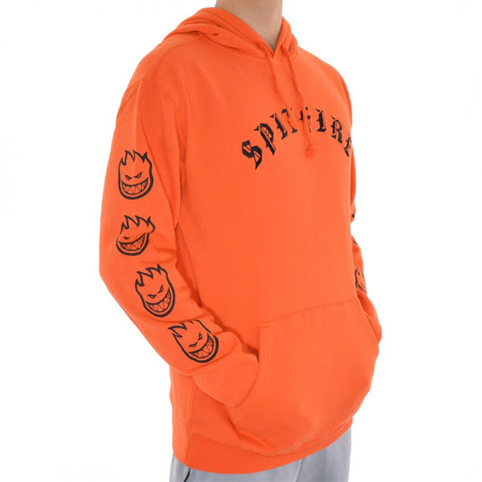 Sweat Hood Spitfire Old E Embroidered Laranja