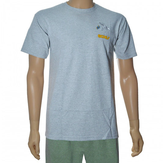 Powell Peralta Skate Skeleton T-Shirt - Athletic Heather