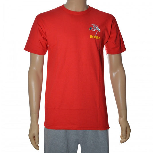 Bones Skate Skeleton Red T-Shirt