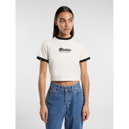 T-Shirt Dickies Lewistown Ringer W - Egret