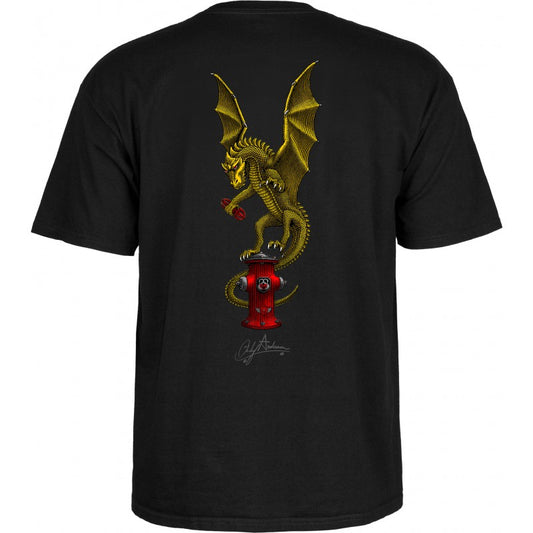 T-Shirt Powell Peralta Andy Anderson Vajra - Black