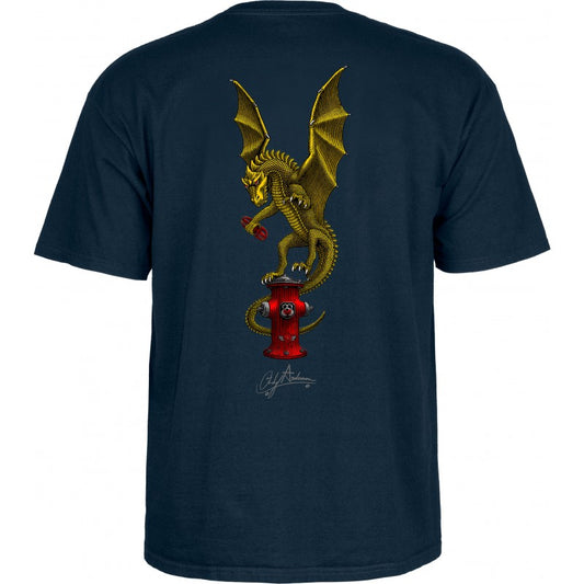 T-Shirt Powell Peralta Andy Anderson Vajra - Navy