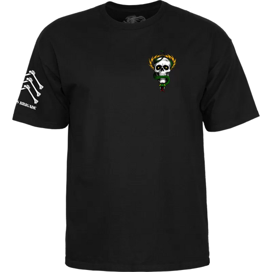 T-Shirt Powell Peralta Bones Brigade Mike McGill Series 17 - Black