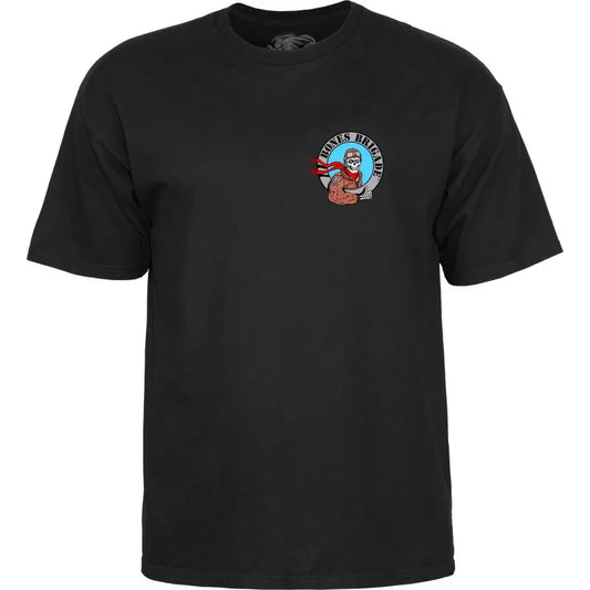 T-Shirt Powell Peralta Bones Brigade® Ripper Pilot - Black Silver