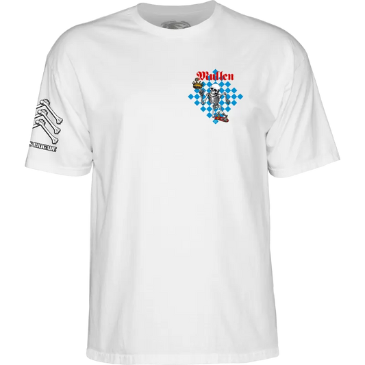 T-Shirt Powell Peralta Bones Brigade Rodney Mullen Series 17 - White