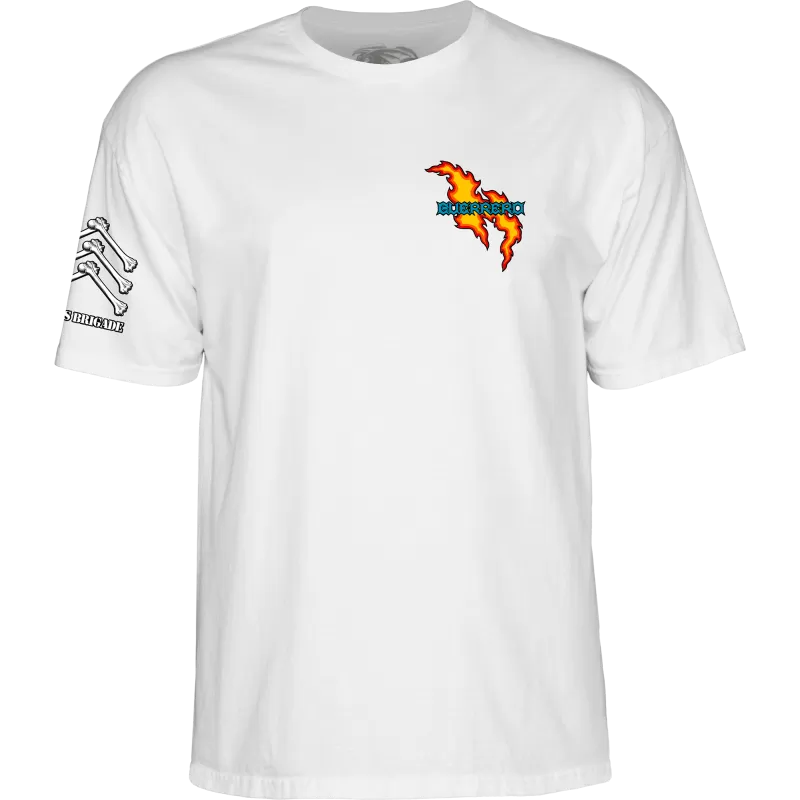 T-Shirt Powell Peralta Bones Brigade Tommy Guerrero Serie 17 - White