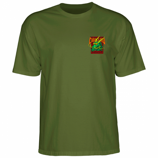 T-Shirt Powell Peralta Caballero Street Dragon - Military Green