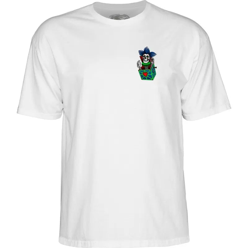 T-Shirt Powell Peralta Chris Hiett Skull - White