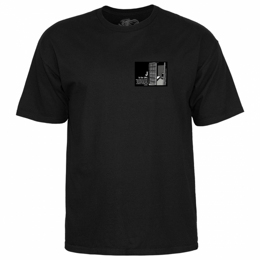 T-Shirt Powell Peralta Chris Senn Police - Black