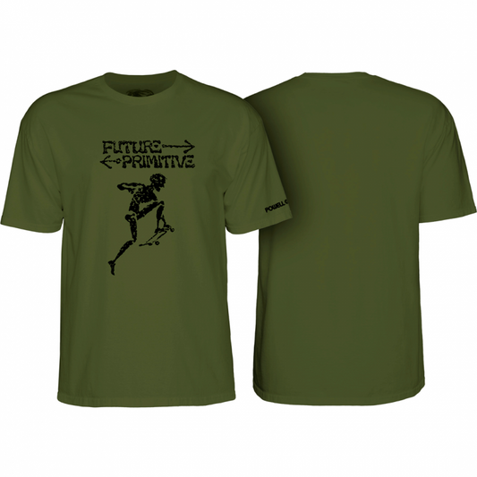 Powell Peralta Future Primitive T-Shirt - Military Green