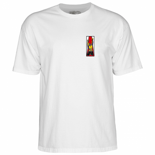 T-Shirt Powell Peralta Mike Frazier Yellow Man - White