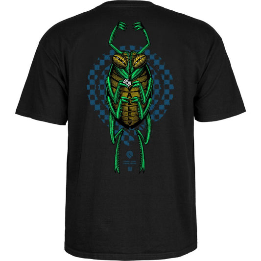 T-Shirt Powell Peralta Mike Vallely Bug - Black