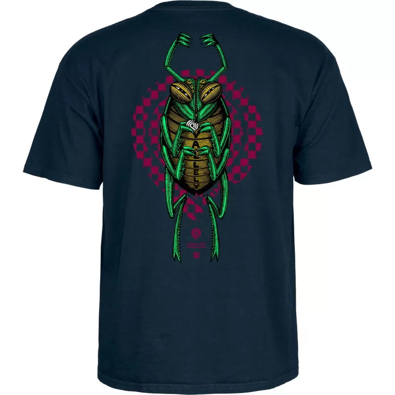T-Shirt Powell Peralta Mike Vallely Bug - Navy