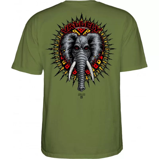 Powell Peralta Mike Vallely Elephant T-Shirt - Military Green "2"