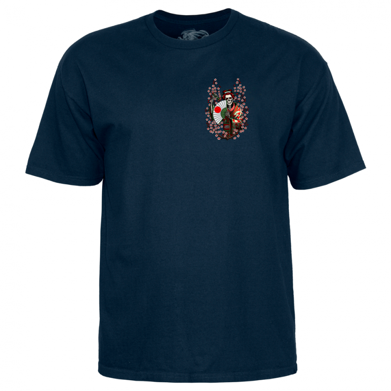 Powell Peralta Sakura Yosozumi Samurai T-Shirt - Navy