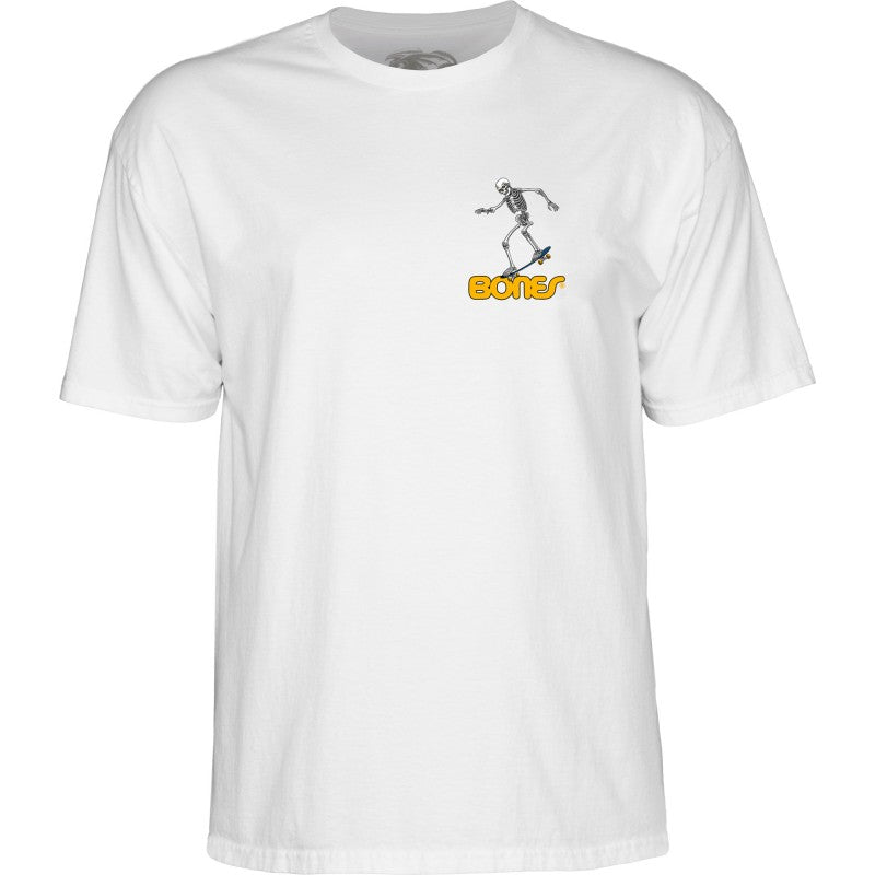 T-Shirt Powell Peralta Skate Skeleton 3 - White