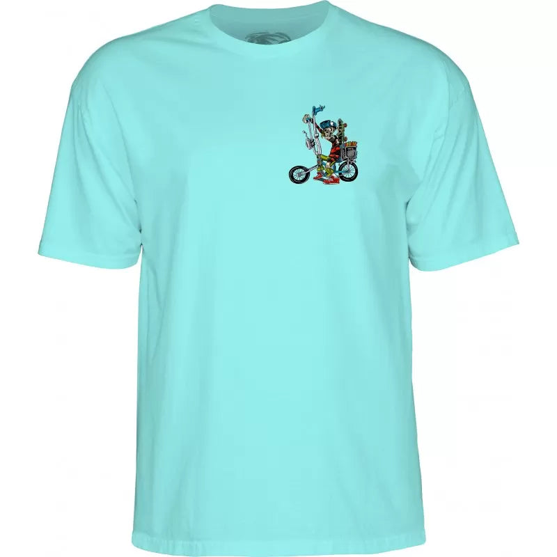 Powell Peralta Steve Caballero Chopper Bike T-Shirt - Celadon