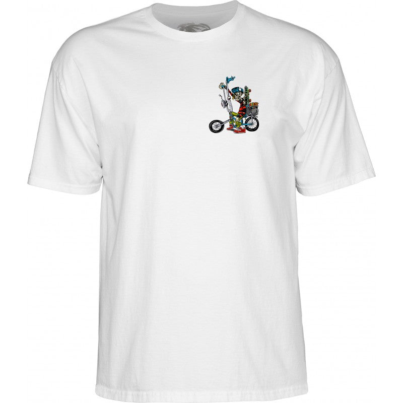 Powell Peralta Steve Caballero Chopper Bike T-Shirt - White