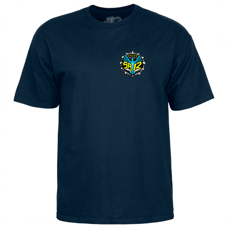 T-Shirt Powell Peralta Steve Saiz Totem - Navy