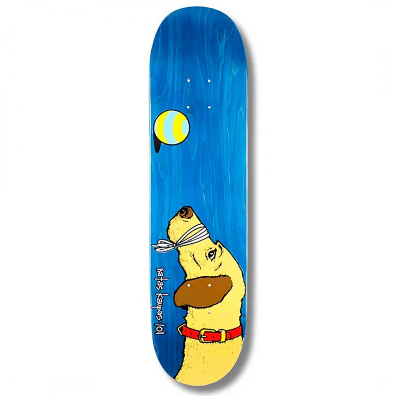 101 Natas Kaupas Dog Blue Skateboard Deck 7.9"