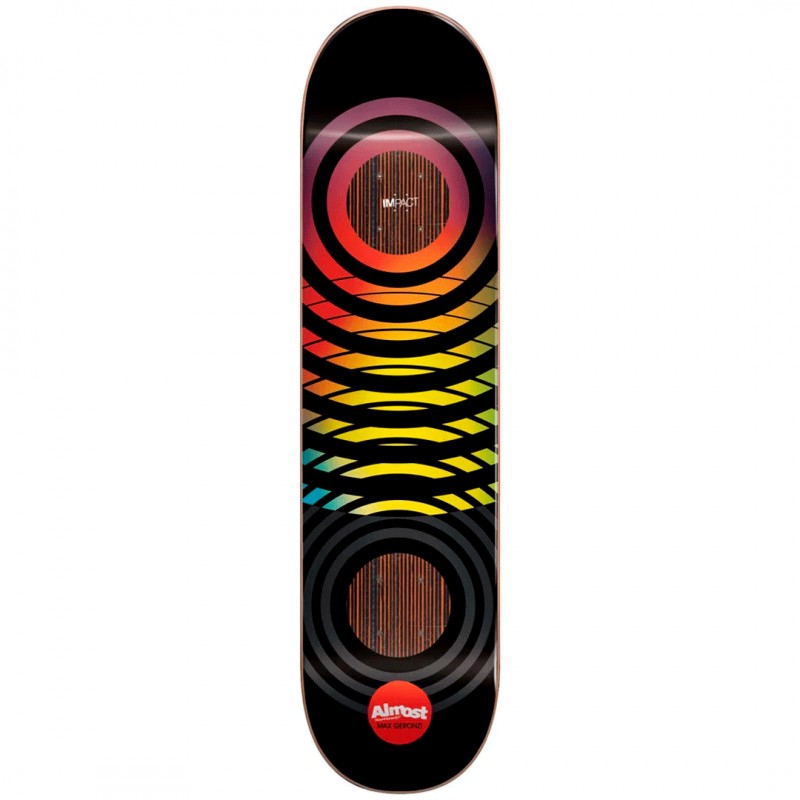 Almost Max Geronzi Black Blur Impact Skateboard Deck 8.0"