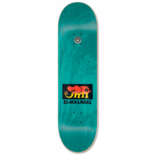 Black Label Elephant Fade Skateboard Deck 8.25"